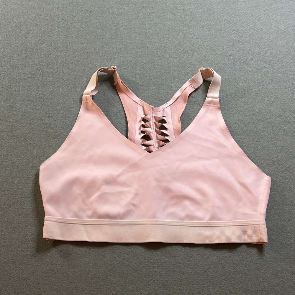 Victoria Sport Womens L Pink Strappy Back Sports Bra Activewear